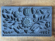 Load image into Gallery viewer, Primitive 6&quot; x 10&quot; Food Safe Silicone Decor Mould (mold) by Iron Orchid Designs
