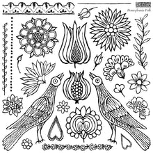 Load image into Gallery viewer, Pennsylvania Folk 12x12 Decor Stamp™ by Iron Orchid Designs
