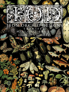 Millot's - 8 Page Iron Orchid Designs Decor Transfer