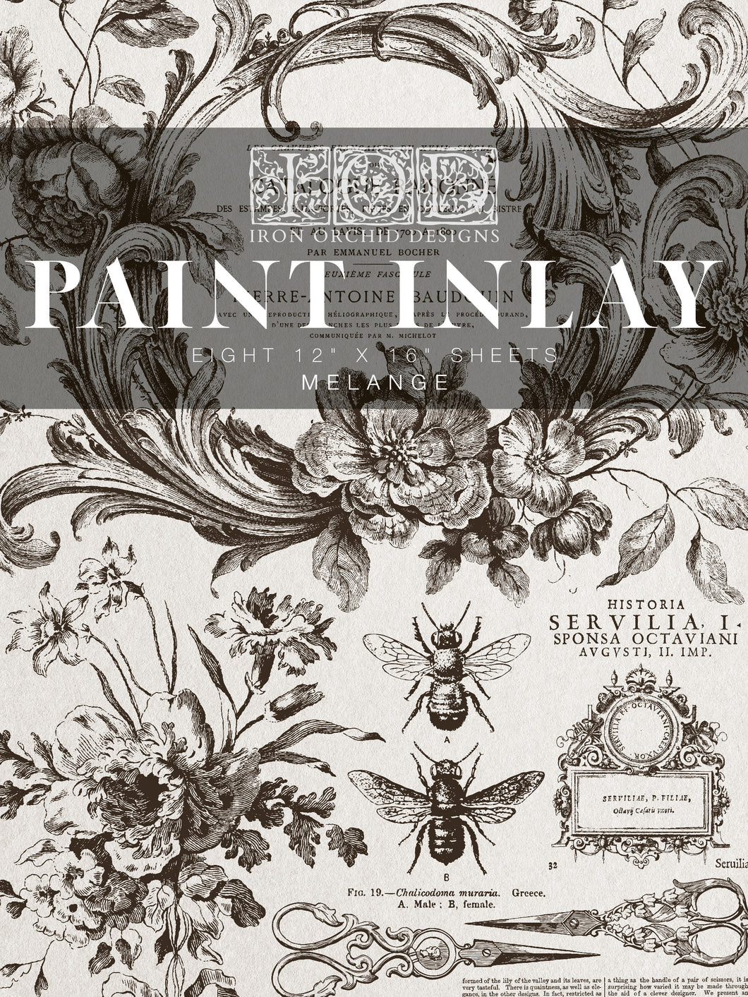 Melange Paint Inlay - Paint Inlay 12