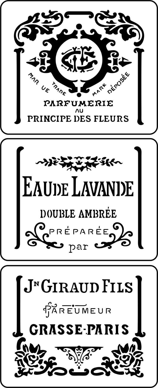 Parfumerie JRV Stencil