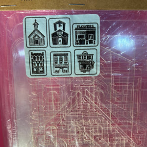 Main Street Buildings JRV Stencils