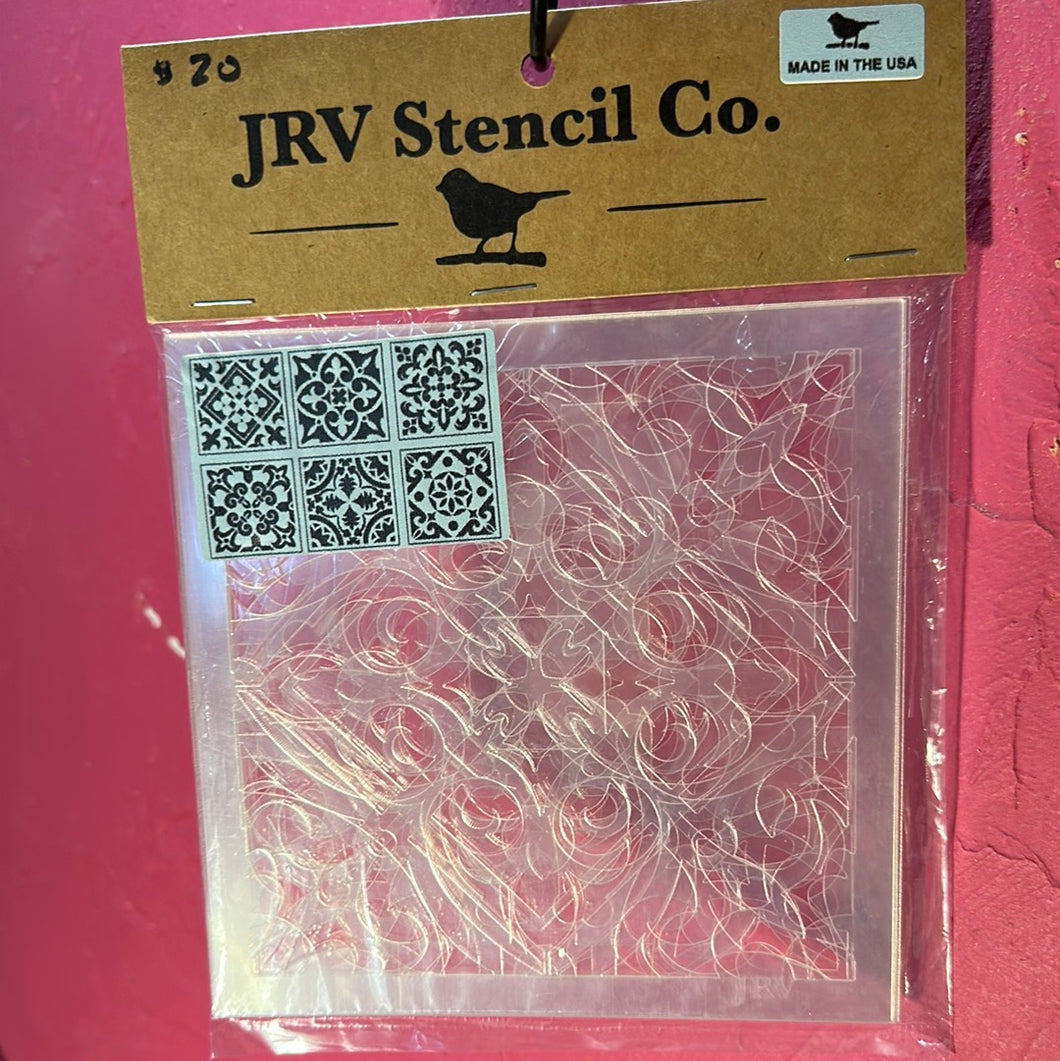 Spanish Tiles JRV Stencils