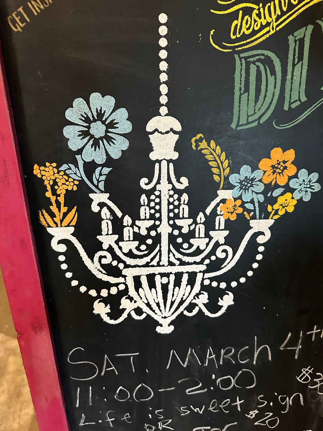Large chandelier JRV Stencils