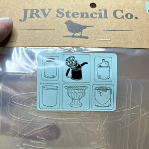 JRV Stencil container set