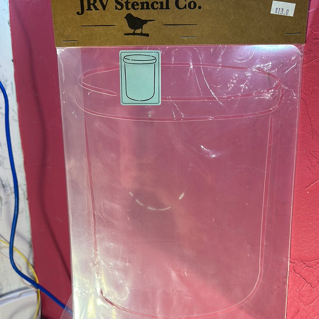 Large Crock JRV Stencils