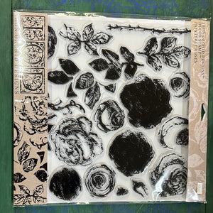 Painterly Roses Stamp