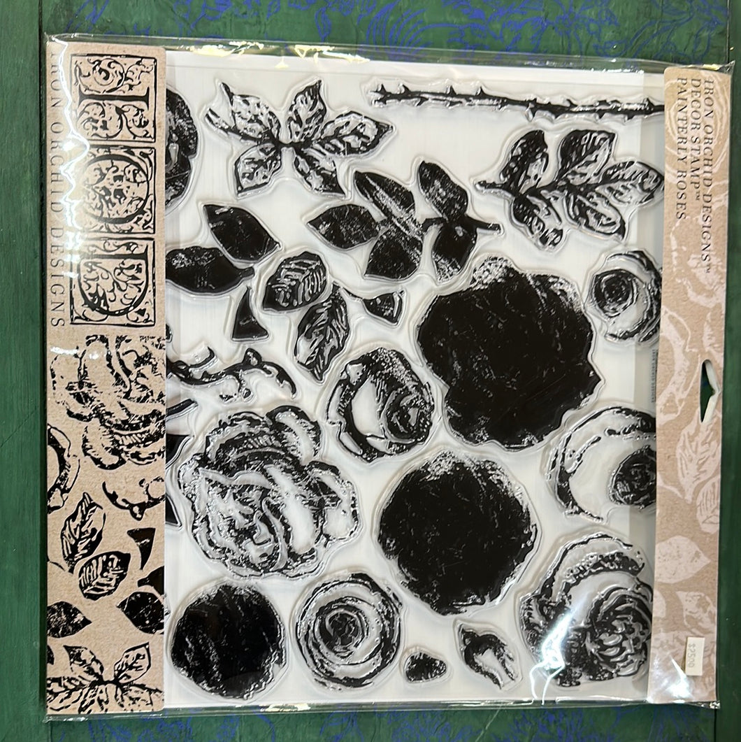 Painterly Roses Stamp
