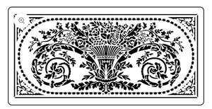 French wall panel JRV Stencils