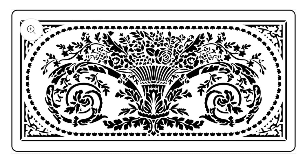 French wall panel JRV Stencils