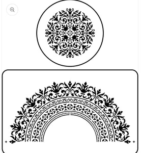 Royal Medallion by Mara JRV Stencils