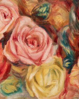 Textured Floral Left Decoupage Paper